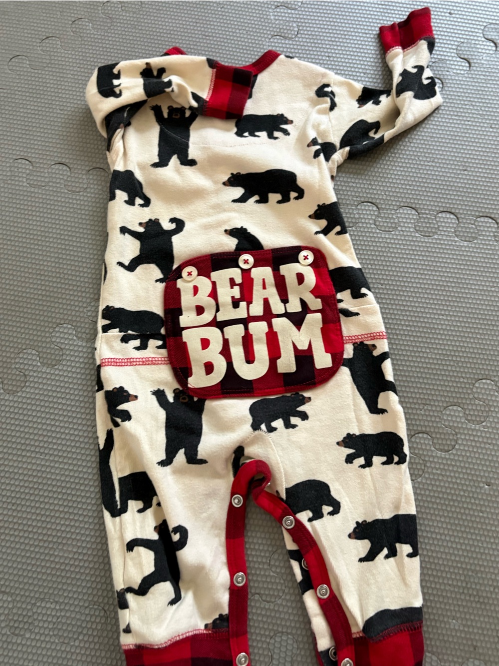 Little blue house bear bum sleeper - Picture 3 of 3